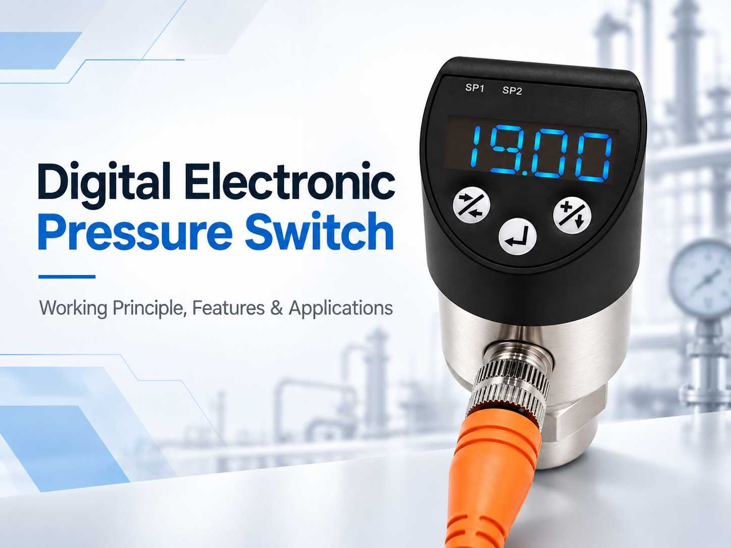 What Is a Digital Electronic Pressure Switch? Working Principle, Features & Applications